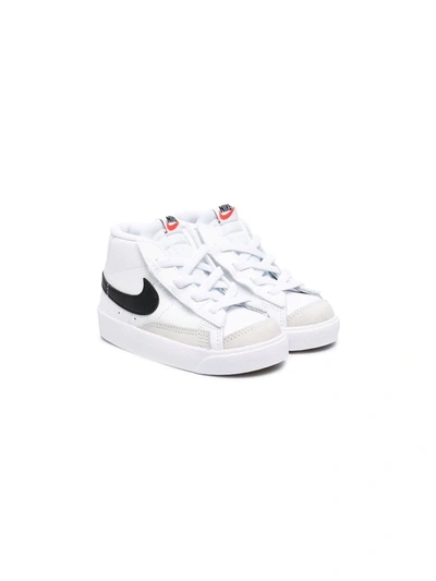 Nike Babies' Toddler Kids Blazer Mid 77 Stay-put Closure Casual Trainers From Finish Line In White