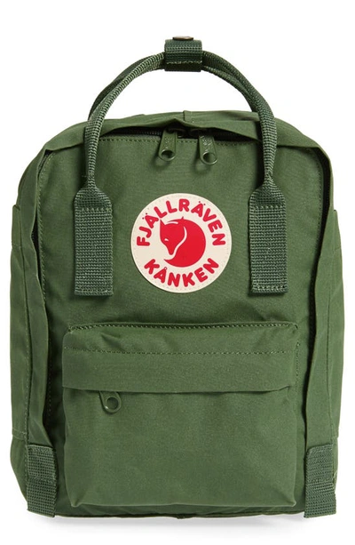 Fjall Raven Fjällräven Mini Kånken Water Resistant Backpack In Spruce Green