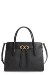 Kate Spade Large Toujours Leather Satchel In Black