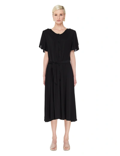 Vetements Black Buttoned Dress