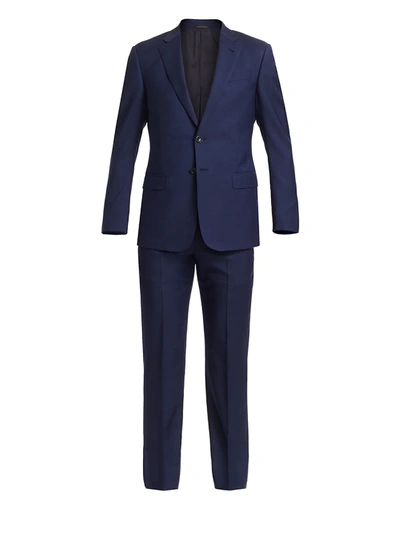 Giorgio Armani Men's Wool Suit In Navy