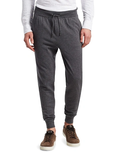 Ermenegildo Zegna Men's Wool Jogger Pants In Grey