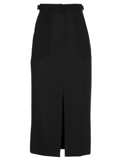 Fendi Women's Wool Gabardine Pencil Skirt