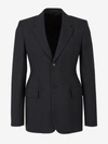 Balenciaga Men's Hourglass Wool Sportcoat In Anthracite