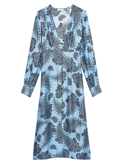 Sandro Women's Beane Paisley-print Midi Dress