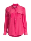 Equipment Women's Slim-fit Signature Silk Blouse In Impala Lily