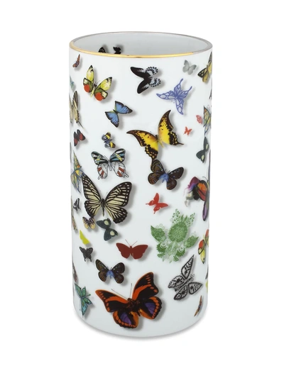 Christian Lacroix By Vista Alegre Butterfly Parade 24k Gold & Platinum-trimmed Porcelain Vase