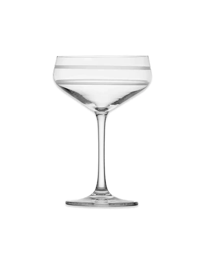 Crafthouse Set Of Four  Crystal Cocktail Coupes