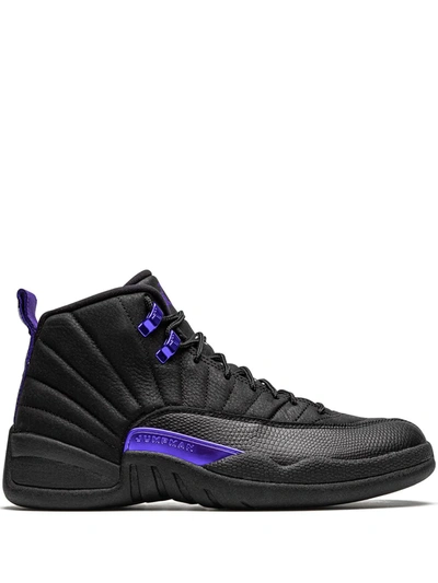 Jordan Air  12 Retro Trainers In Black