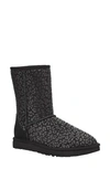 Black Snow Leopard Suede