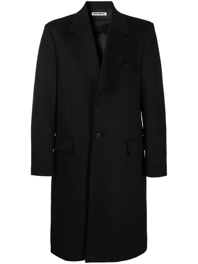 Our Legacy Dolphin Single-breasted Coat In Black