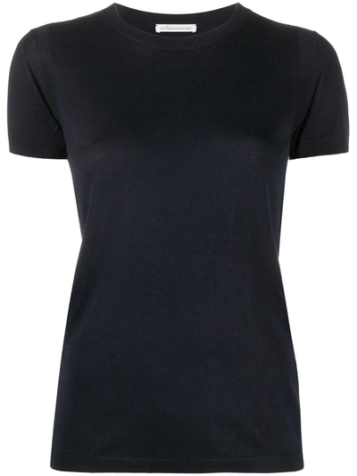 Stefano Mortari Knit T-shirt In Blue