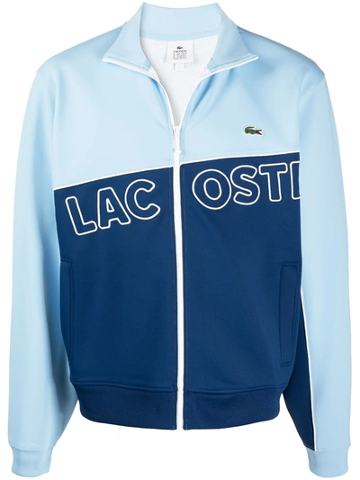 Lacoste Live Colour-block Track Jacket In Blue