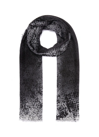 Ama Pure 'infinity' Gradient Cashmere Scarf In Grey