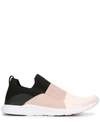 Apl Athletic Propulsion Labs 'techloom Bliss' Slip On Running Sneakers In Black,neutral