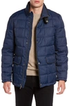 Cole Haan Box Quilted Jacket In Navy