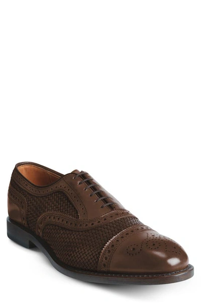 Allen Edmonds Strand Weave Toe Oxford In Dark Chili ModeSens
