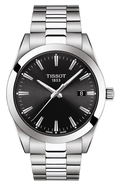 Tissot T-classic Gentleman Bracelet Watch, 40mm In Multi