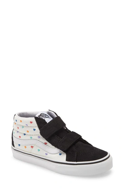 Vans Kids' Sk8-mid Reissue V Sneaker In Classic White/ Black