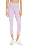 Girlfriend Collective High Waist 7/8 Leggings In Lilac