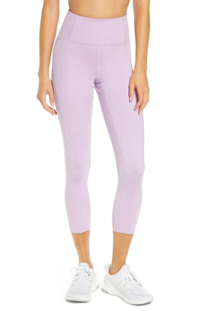 Girlfriend Collective High Waist 7/8 Leggings In Lilac