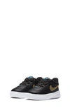 Nike Babies' Force 1 '18 Sneaker In Off Noir/ Gold/ Blue