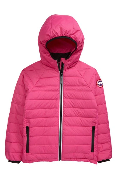 Canada Goose Kids' Sherwood Hooded Packable Jacket In Summit Pink