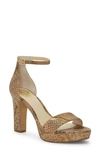 Vince Camuto Sathina Sandal In Penny Leather
