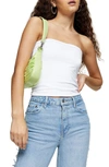 Topshop Bandeau Top In White