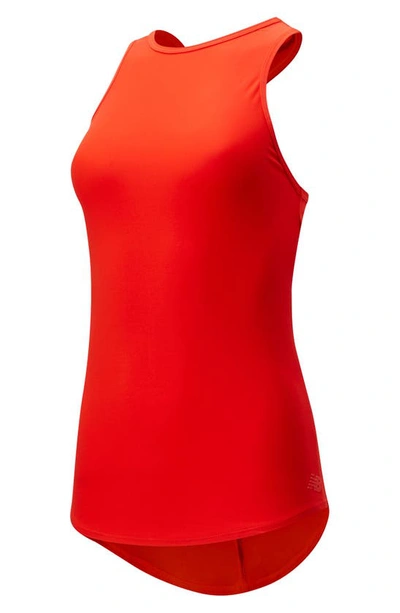 New Balance Transform Racerback Tank In Neo Flame