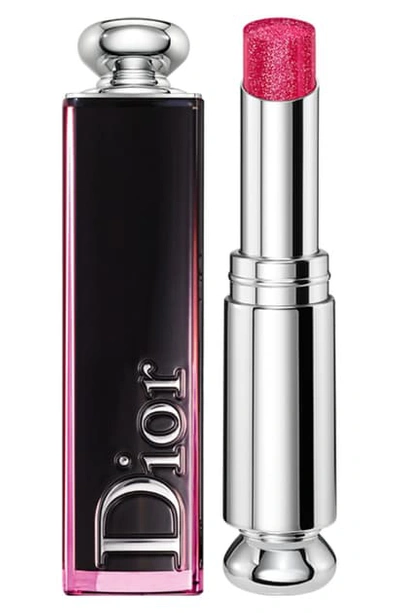 Dior Addict Lacquer Stick In 874 Walk Of Fame/glittery Pink