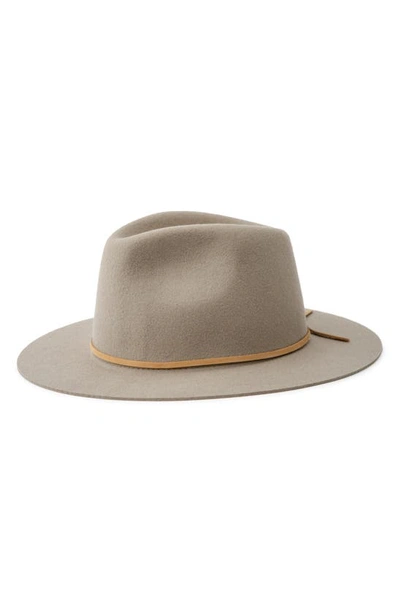 Brixton 'wesley' Wool Fedora In Light Tan