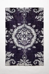 Anthropologie Stonewashed Medallion Rug By  In Purple Size 4 X 6