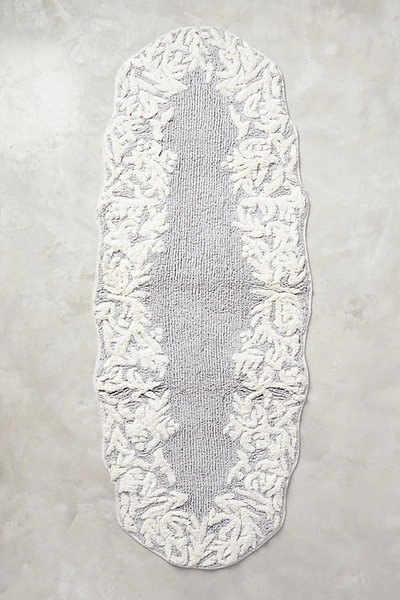 Anthropologie Geraldine Bath Mat By  In Grey Size L In Grey