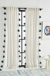 Anthropologie Mindra Curtain By  In Grey Size 108"