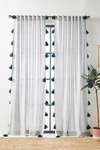 Anthropologie Mindra Curtain By  In White Size 108"