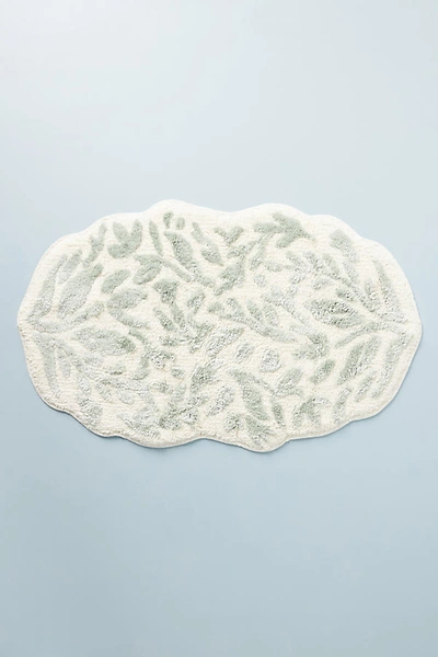 Anthropologie Lucia Bath Mat By  In Blue Size L In Blue