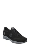 Mephisto 'yael' Soft-air Sneaker In Black/ Black Leather