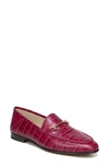 Sam Edelman Lior Loafer In Berry Leather