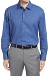 English Laundry Trim Fit Solid Dress Shirt In Navy