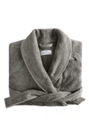 Matouk Cairo Terry Robe In Smoke Gray