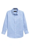 Nordstrom Kids' Solid Button-up Dress Shirt In Blue Azurite