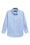 Nordstrom Kids'  Solid Dress Shirt In Blue Azurite