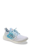 Adidas Originals Ultraboost 20 Running Shoe In White/ Silver/ Sky Tint