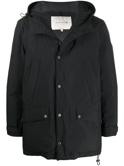Mackintosh Event Hooded Down Jacket In Black