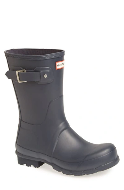 Hunter Original Short Waterproof Rain Boot In Black