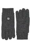 Hestra Wool Blend Glove In Dark Grey