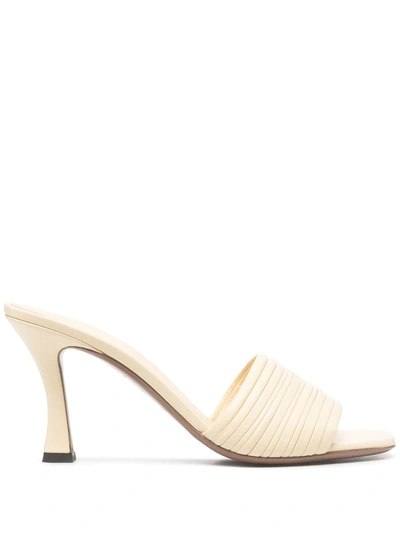 Neous Sham 80mm Sandals In Neutrals