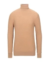 Paolo Pecora Turtlenecks In Camel