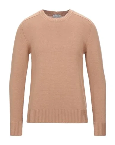 Paolo Pecora Sweaters In Camel